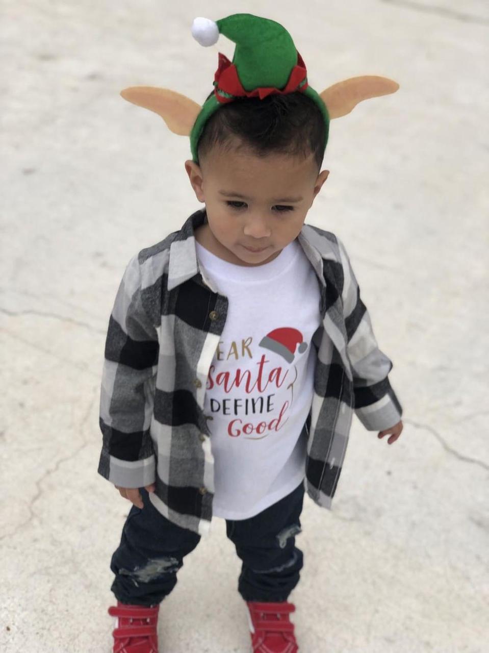 Dear Santa Define good Christmas Boys Shirt Girls Shirt