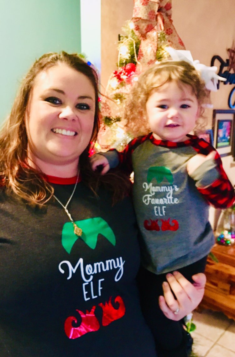 Mommy and Me Buffalo plaid Raglans shirts "Elf" Christmas Ladies Shirt