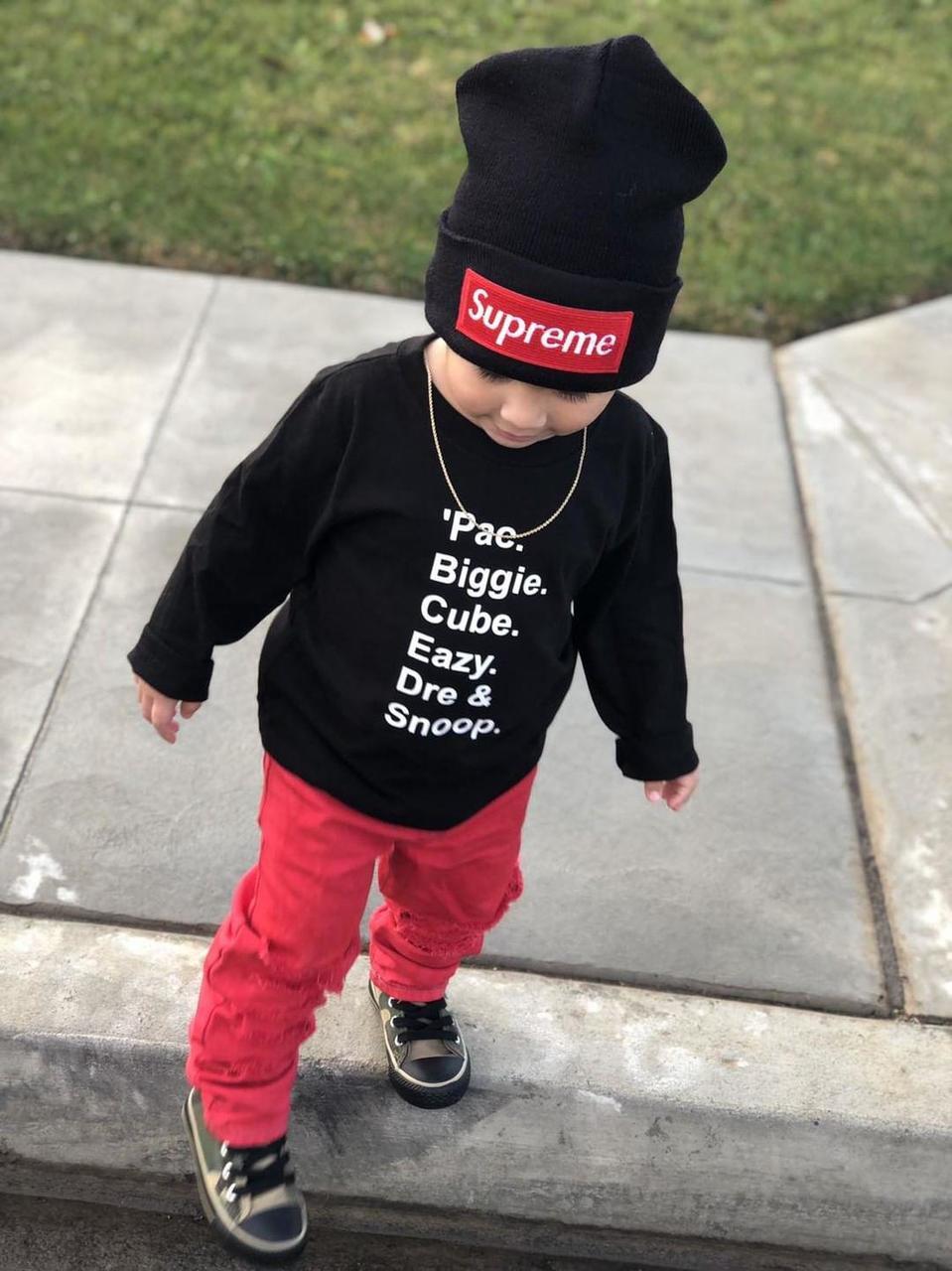 Pac, Biggie, Cube, Eazy, Dre, & Snoop Urban Boys Shirt Girls Shirt