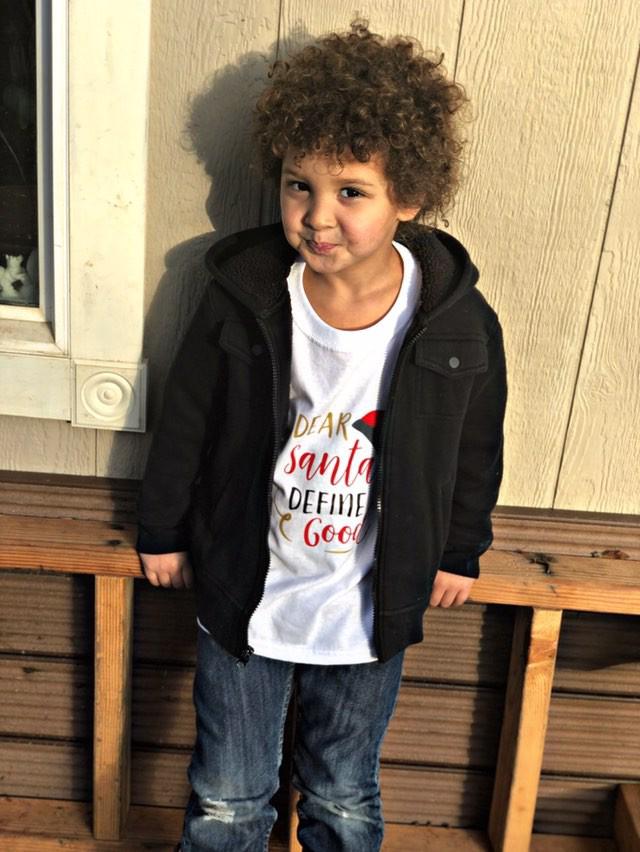 Dear Santa Define good Christmas Boys Shirt Girls Shirt