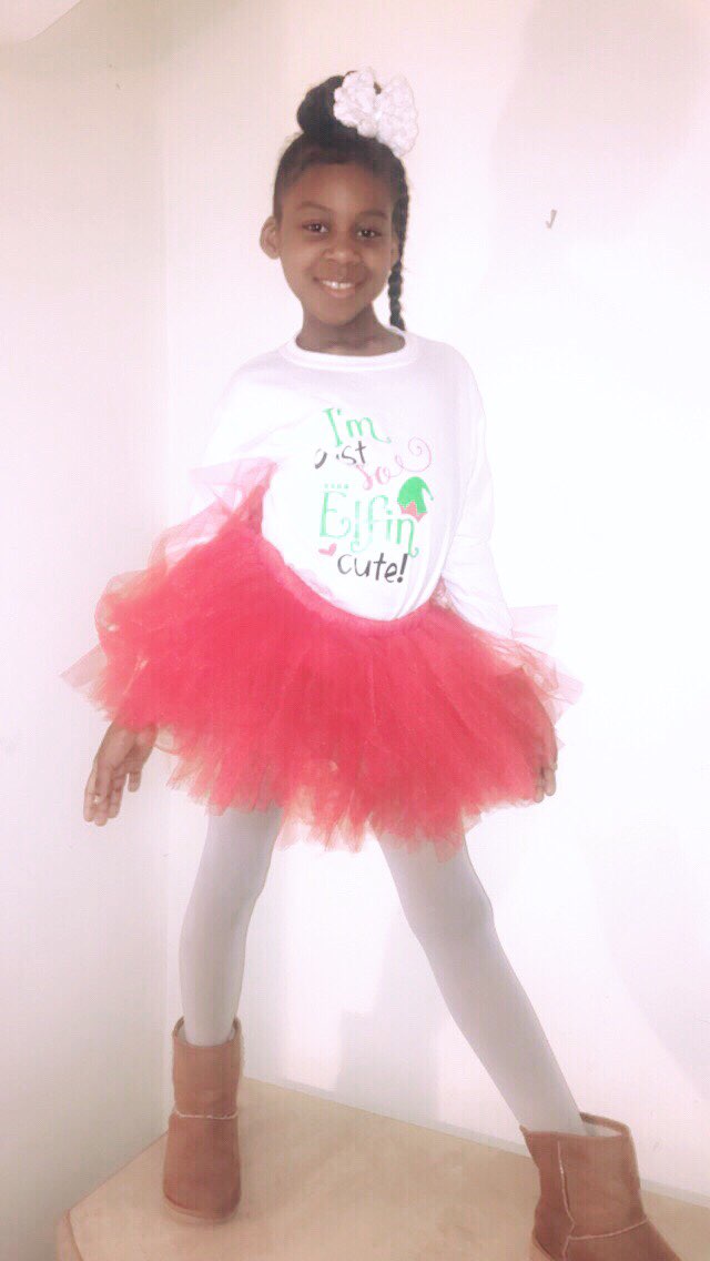 I'm so elfin cute Christmas Tutu Outfit