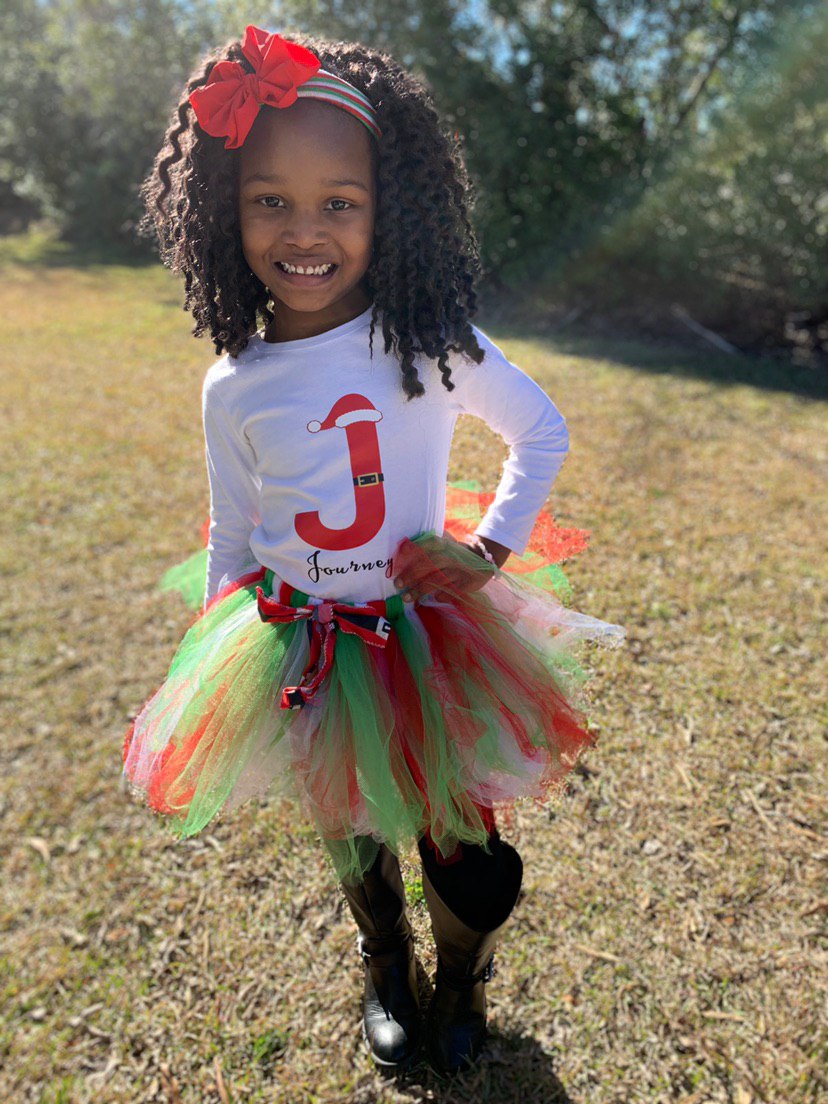 Personalized Christmas Tutu Outfit