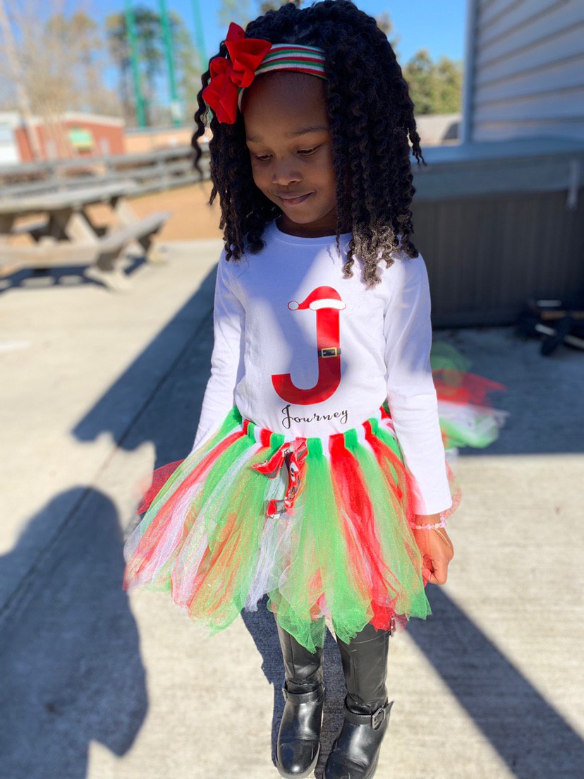 Personalized Christmas Tutu Outfit