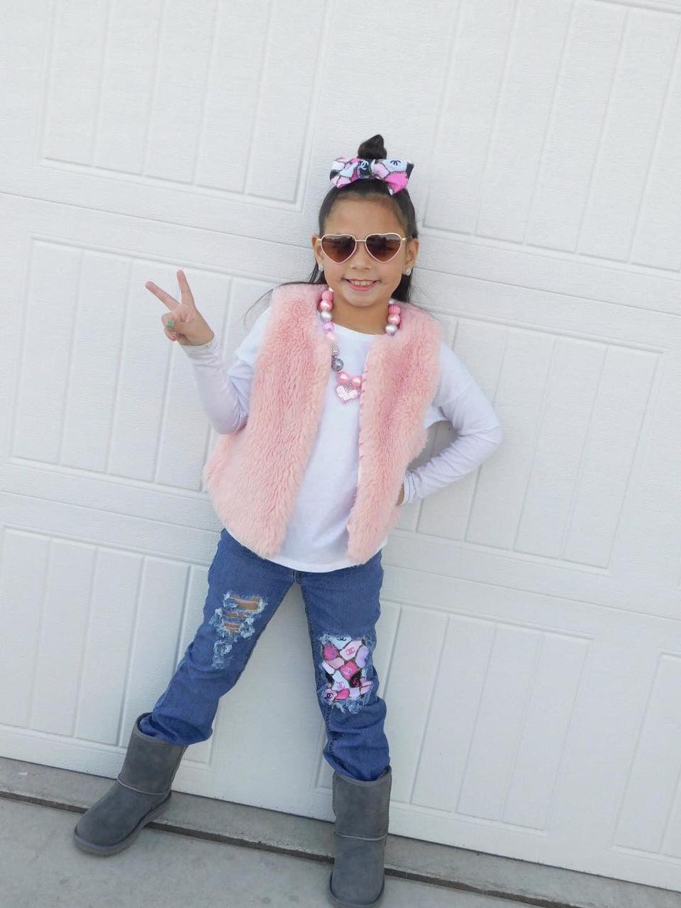 CC Girls Distressed Jeans Designer