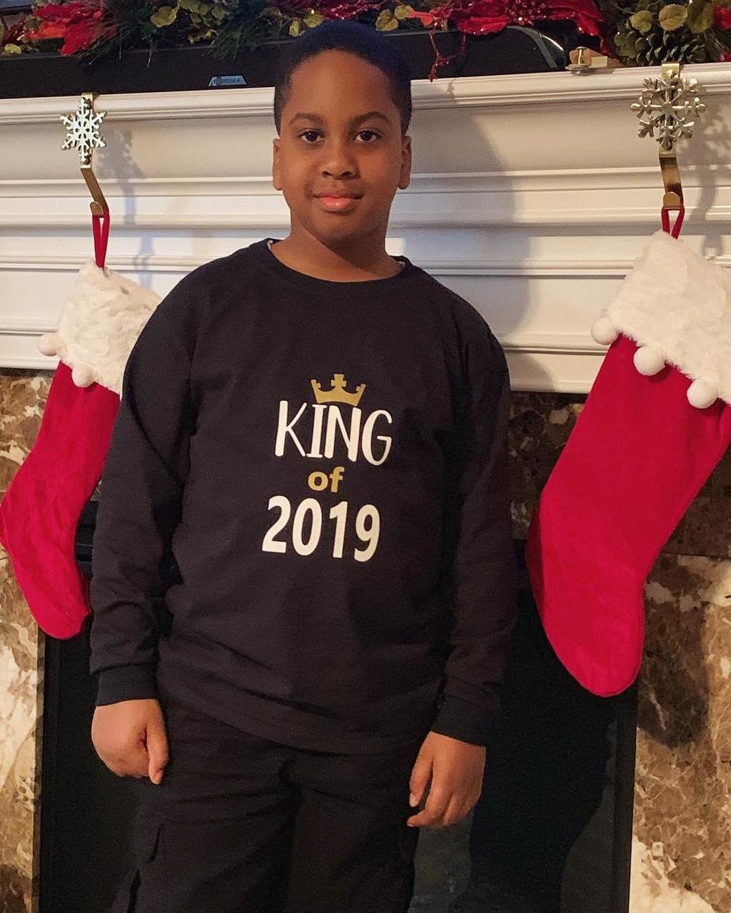 King of 2019 (Any Year) Boys Shirt