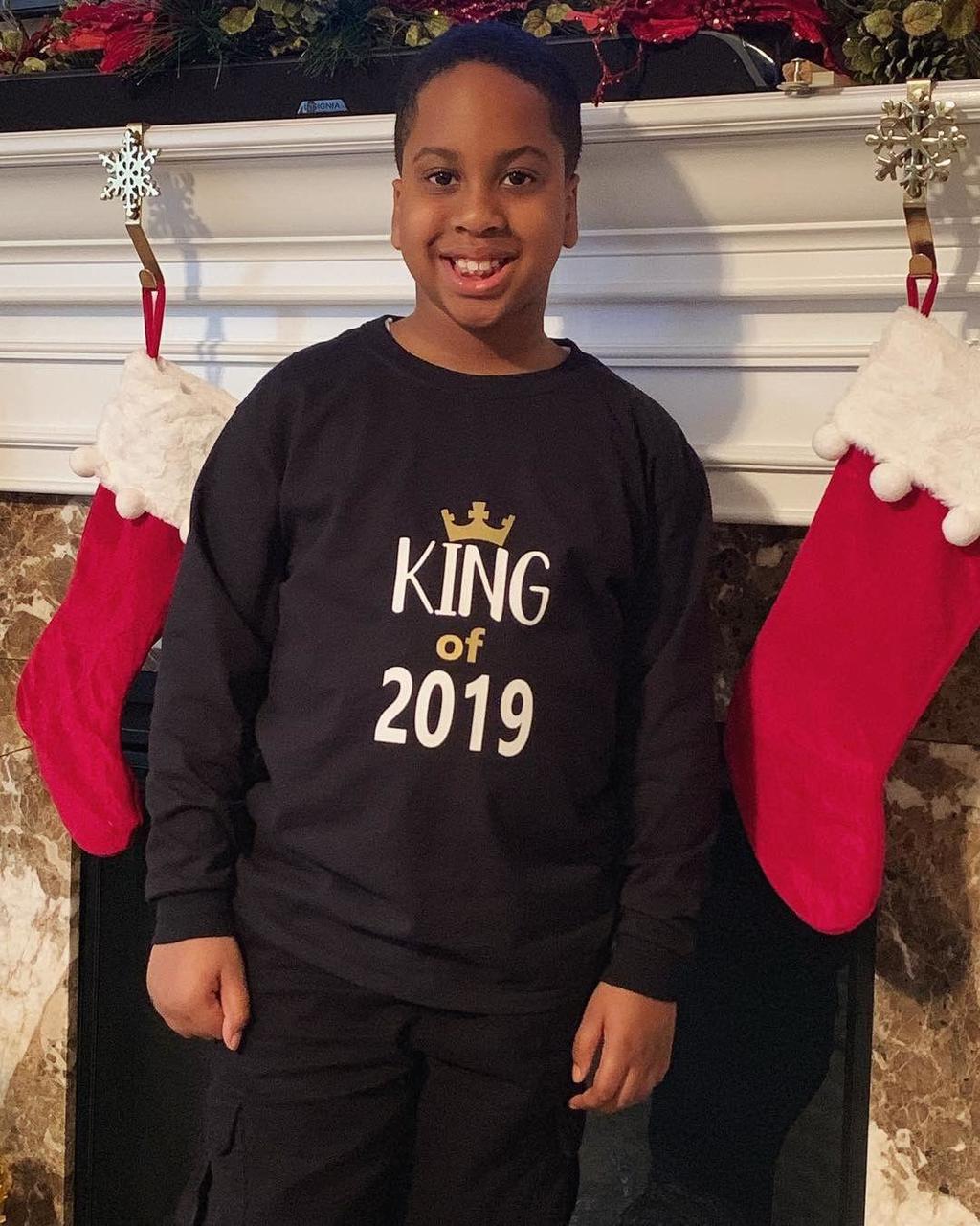 King of 2019 (Any Year) Boys Shirt