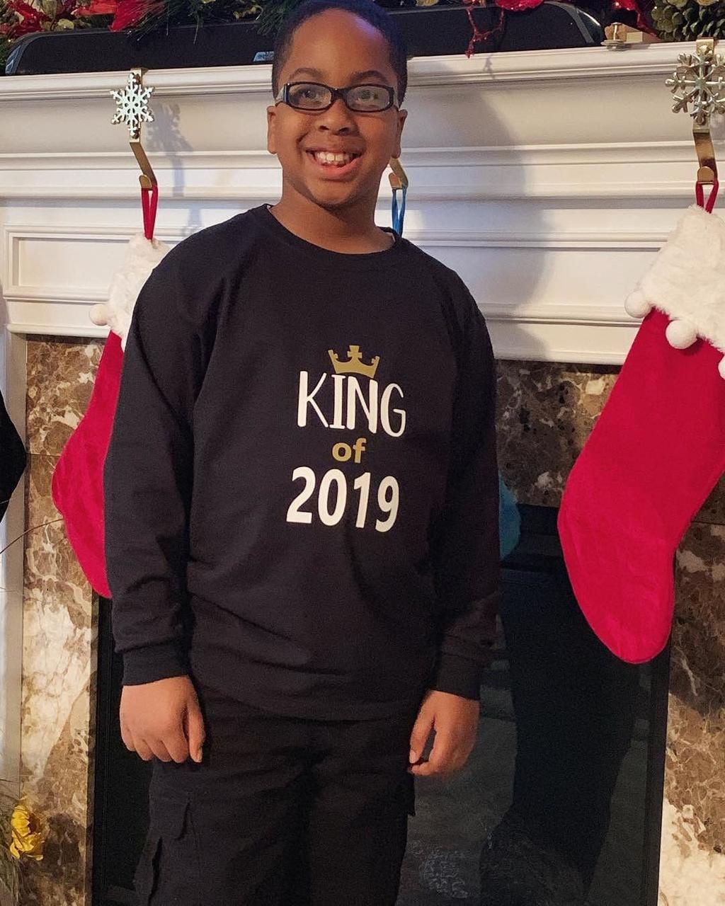 King of 2019 (Any Year) Boys Shirt