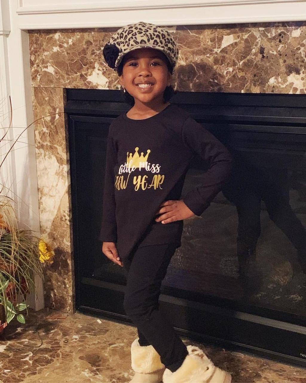 Little Miss New Year Girls Shirt