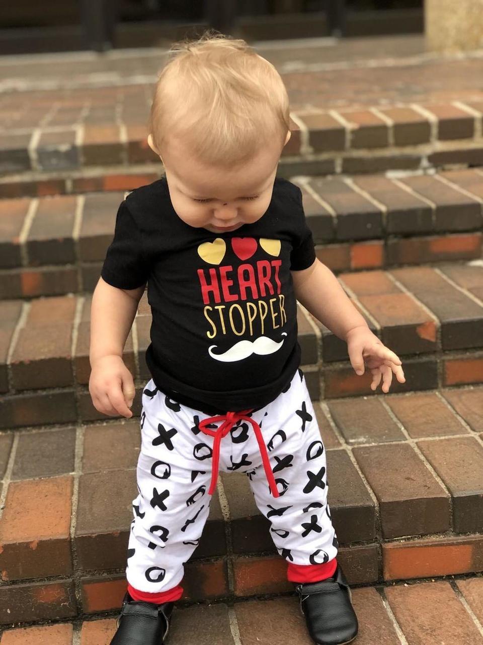 Heart Stopper Boys Shirt Valentines