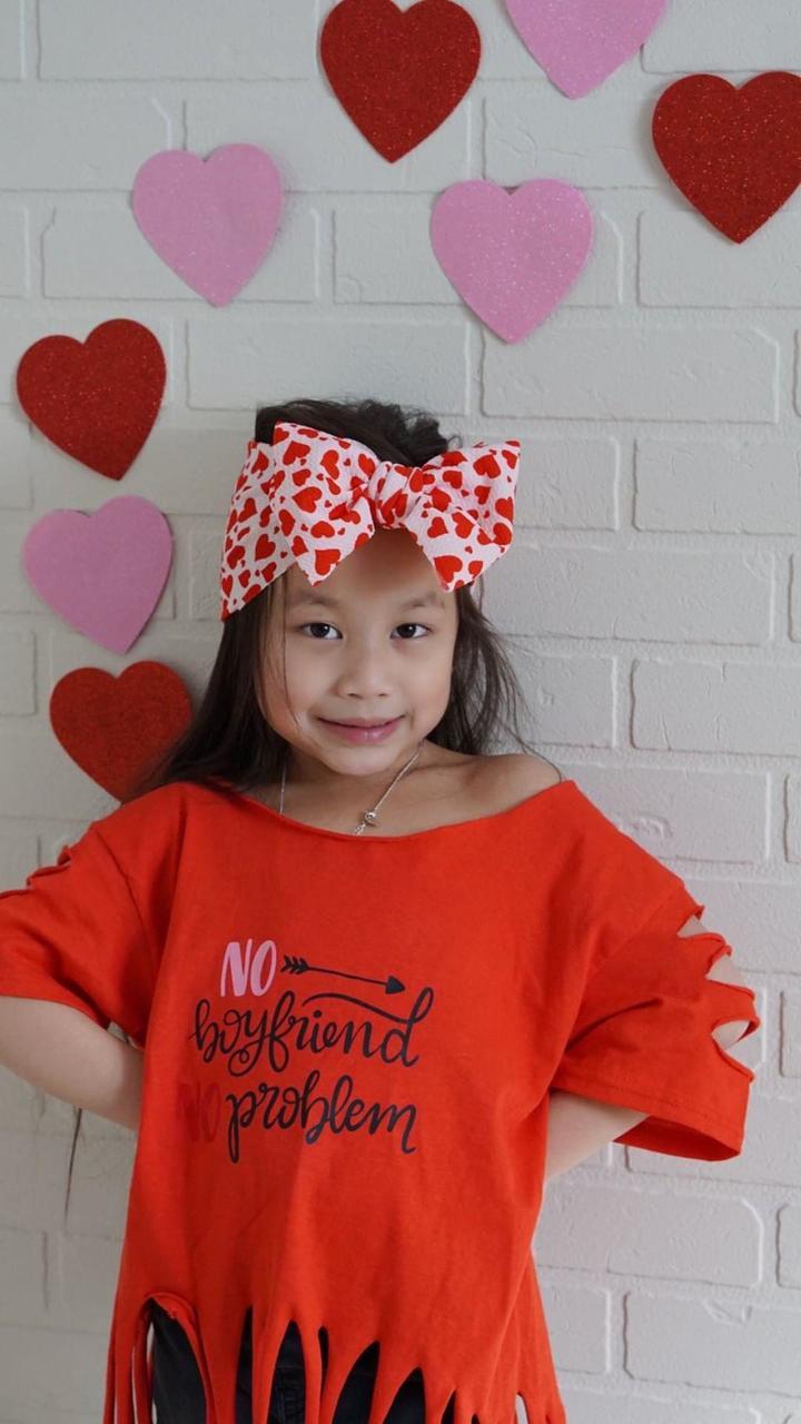 No Boyfriend No Problem Girls Shirt Valentines