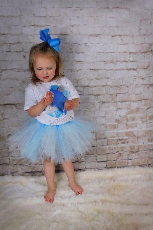 Frozen Elsa Birthday Tutu Outfit  Personalized Disney
