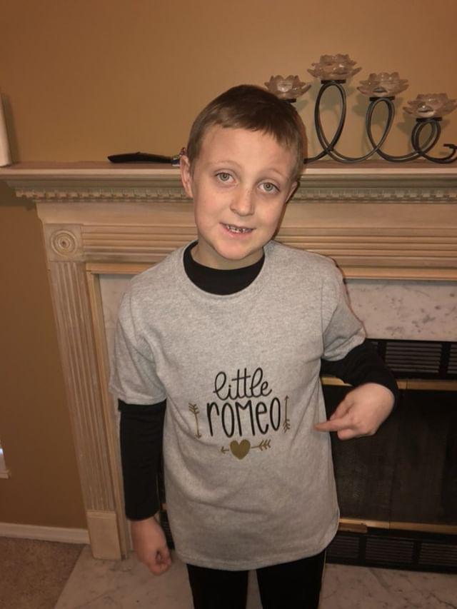 Little Romeo Boys Shirt Valentines