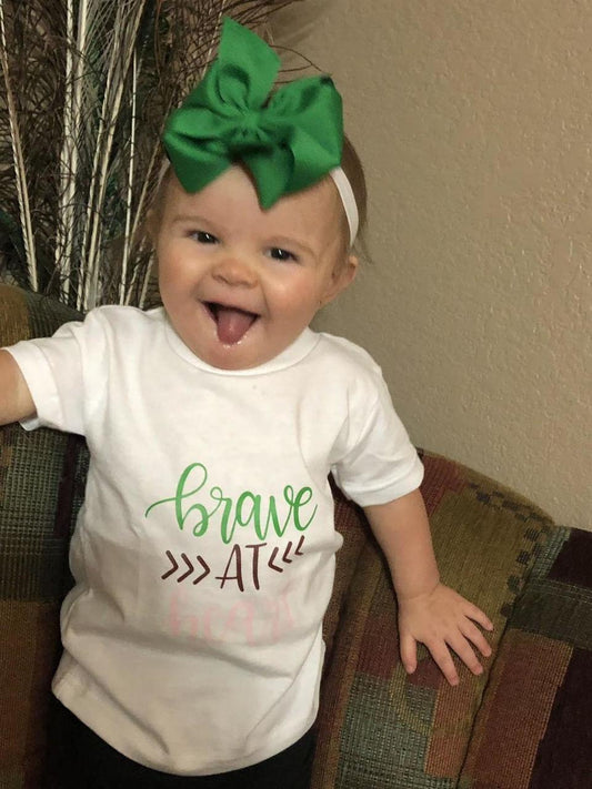 Brave at heart Girls Shirt