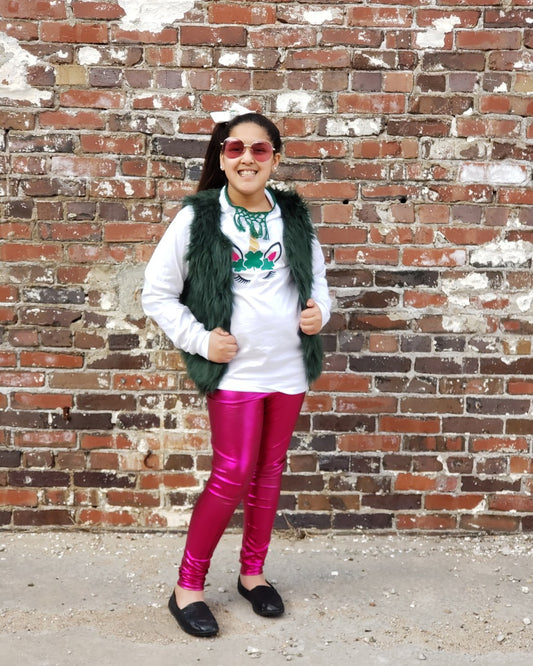 St. Patrick's Unicorn Girls Shirt