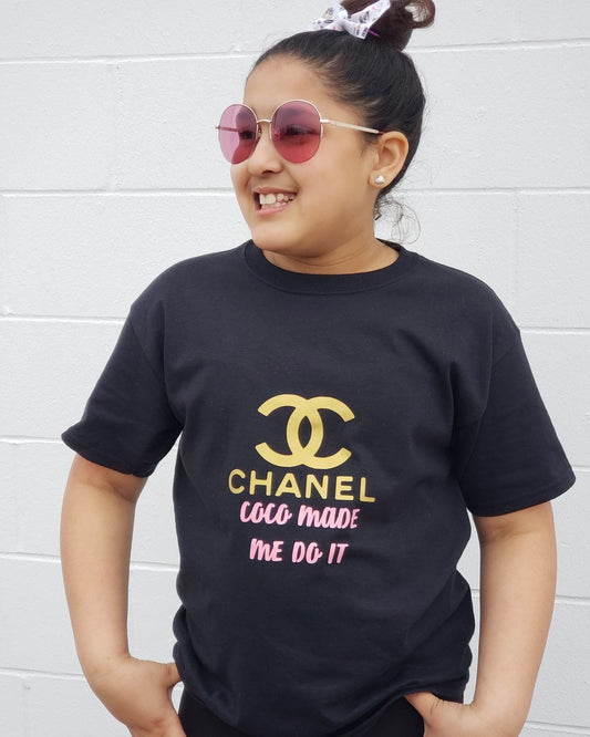 CC Coco made me do it Girls Shirt Designer