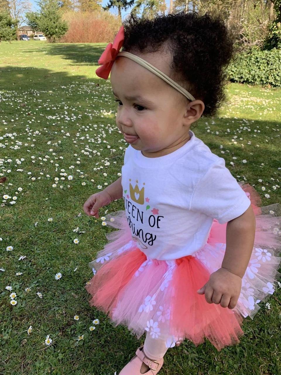 Queen of spring Girls Shirt