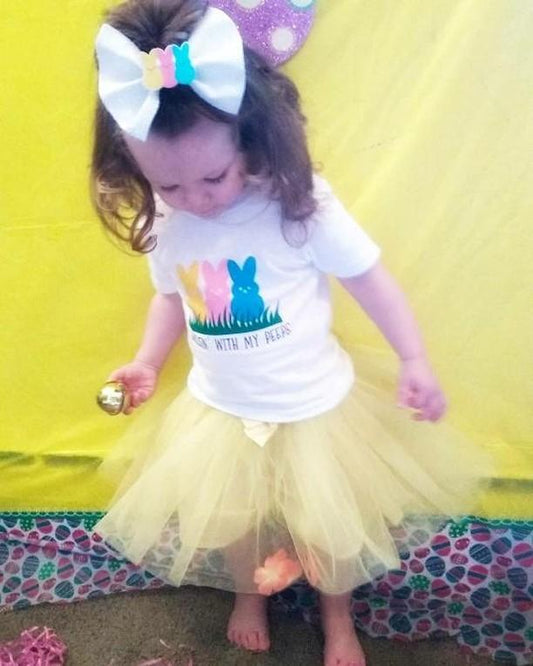 Chillin' with my peeps Girls Shirt Easter