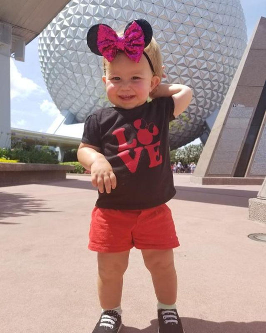 Minnie Mouse Love Girls Shirt