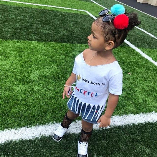 A Star is Born in America Girls Shirt