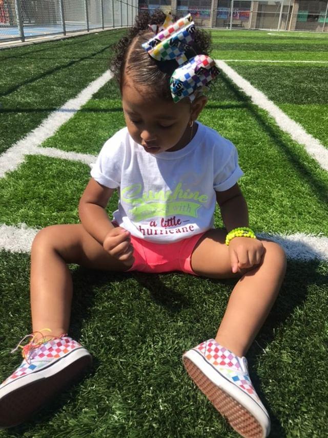 Sunshine with a little hurricane Girls Shirt