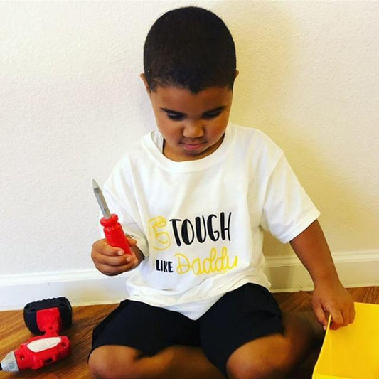 Tough like daddy Boys Shirt