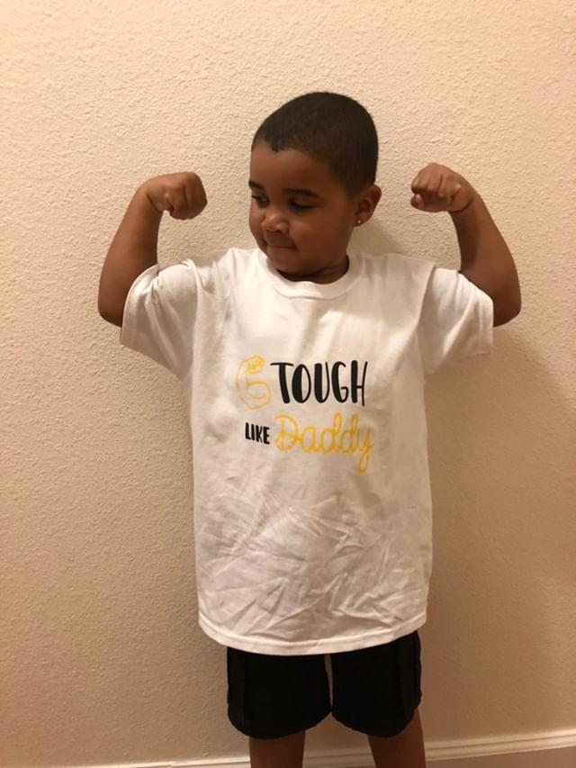Tough like daddy Boys Shirt