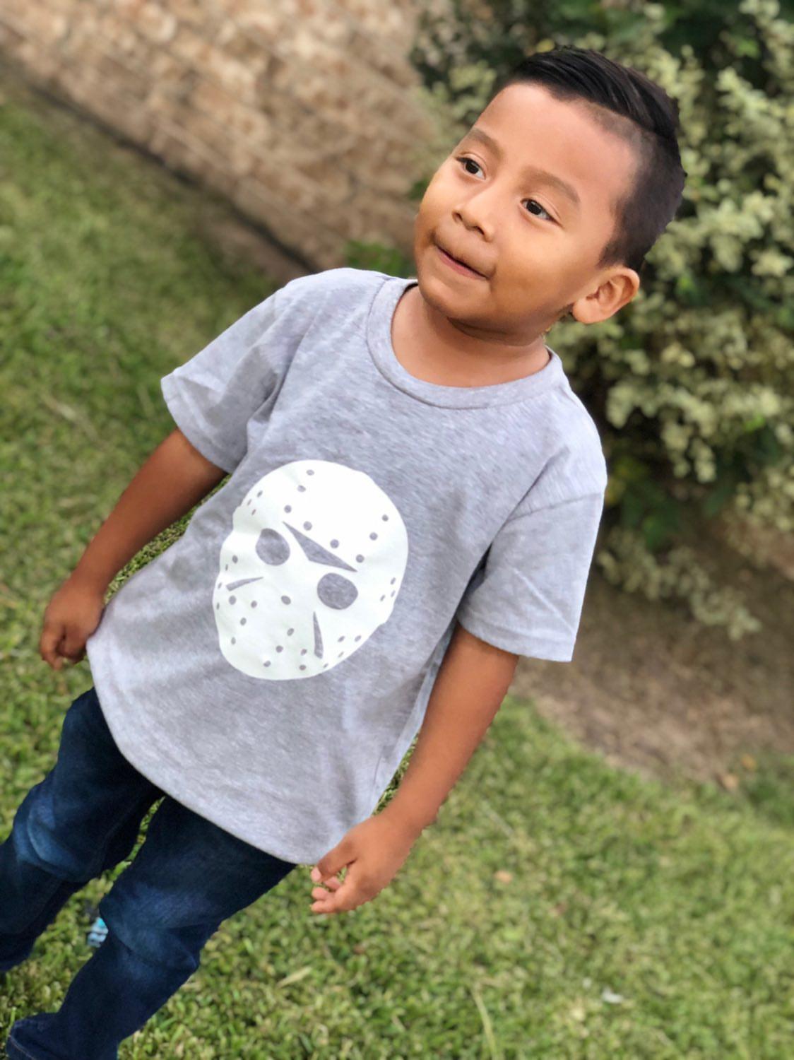 Jason Mask Halloween Horror Boys Shirt Girls Shirt