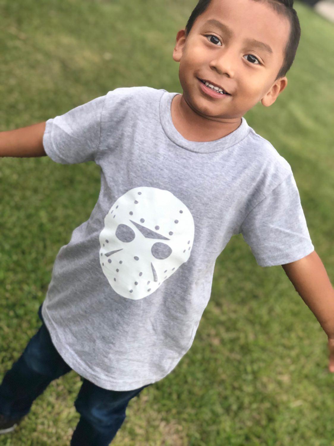 Jason Mask Halloween Horror Boys Shirt Girls Shirt