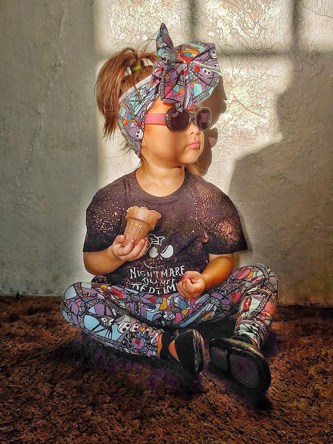 Nightmare Before Bedtime Girls Shirt Halloween Acid