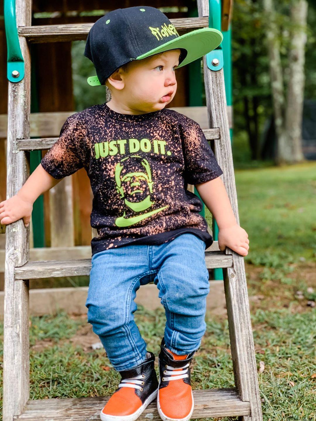 Just do it Frankenstein Halloween acid Boys Shirt Girls Shirt Designer
