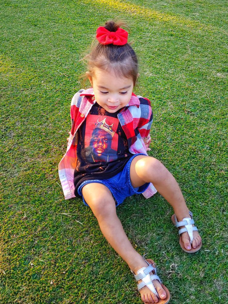 Kids Ombre Flannel Personalized Name Red Black Plaid