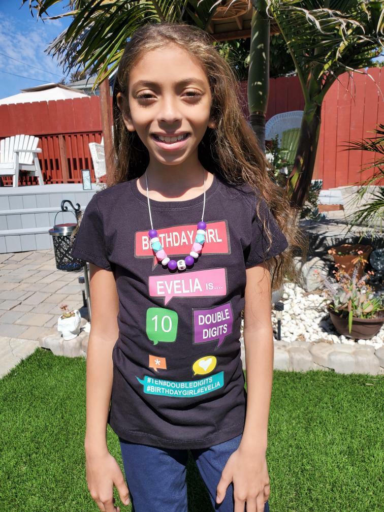 Birthday Conversation Girls Shirt