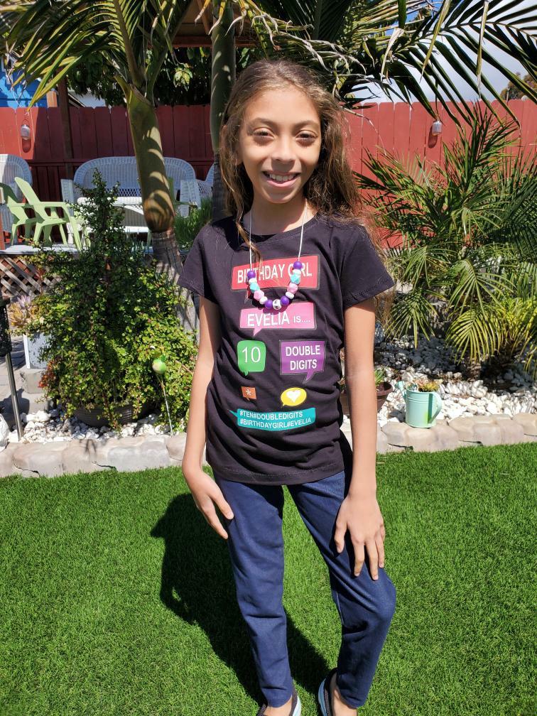 Birthday Conversation Girls Shirt
