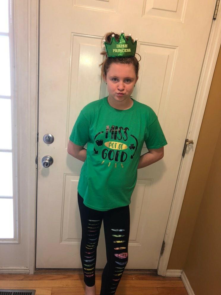 Miss pot of gold Girls Shirt St. Patrick's