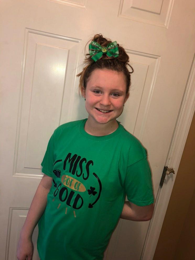 Miss pot of gold Girls Shirt St. Patrick's