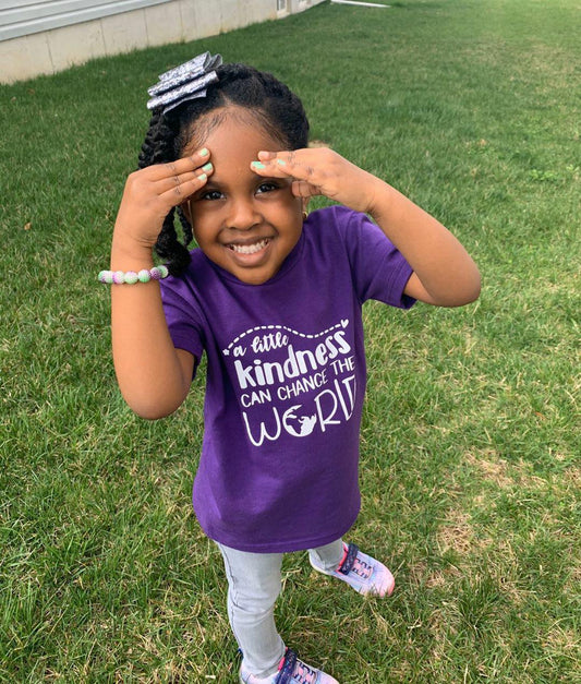 A little kindness can change the world Anti Bullying Girls Shirt