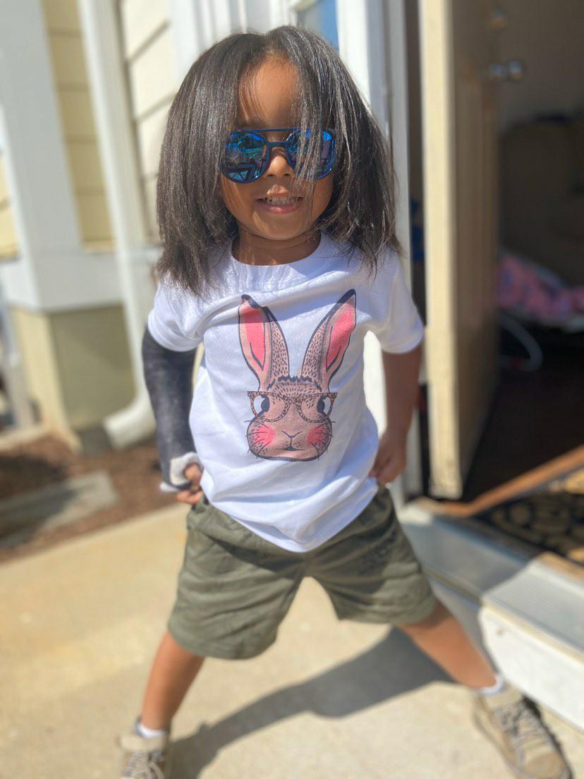 Bunny Easter Girls Shirt Boys Shirt