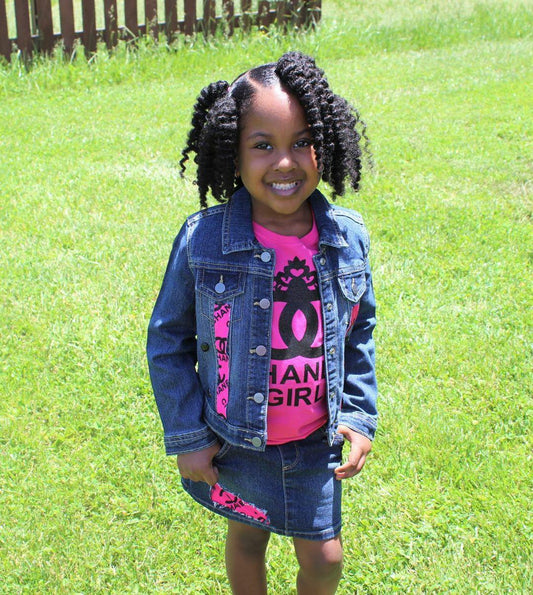 CC Designer Denim Outfit Sets Girls