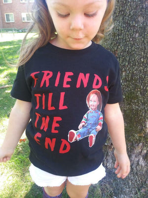 Chucky Friends Till The End Boys Shirt Girls Shirt Halloween