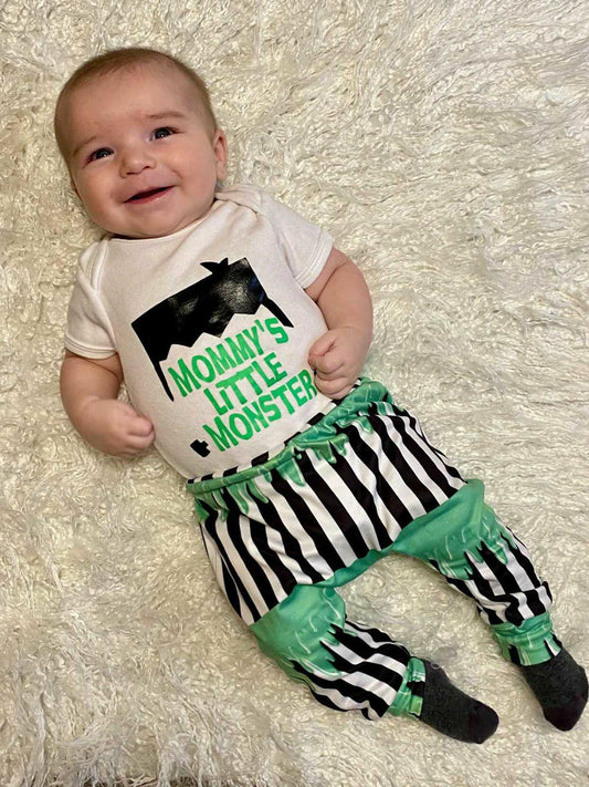 Mommy's little Monster Girls Shirt Boys Shirt Halloween