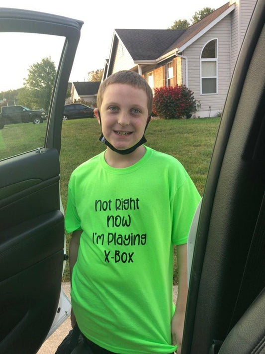 Not right now I'm playing Xbox Boys Shirt Girls Shirt
