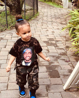 Cartoon Tupac Blue Bananda Boys Shirt girls Shirt