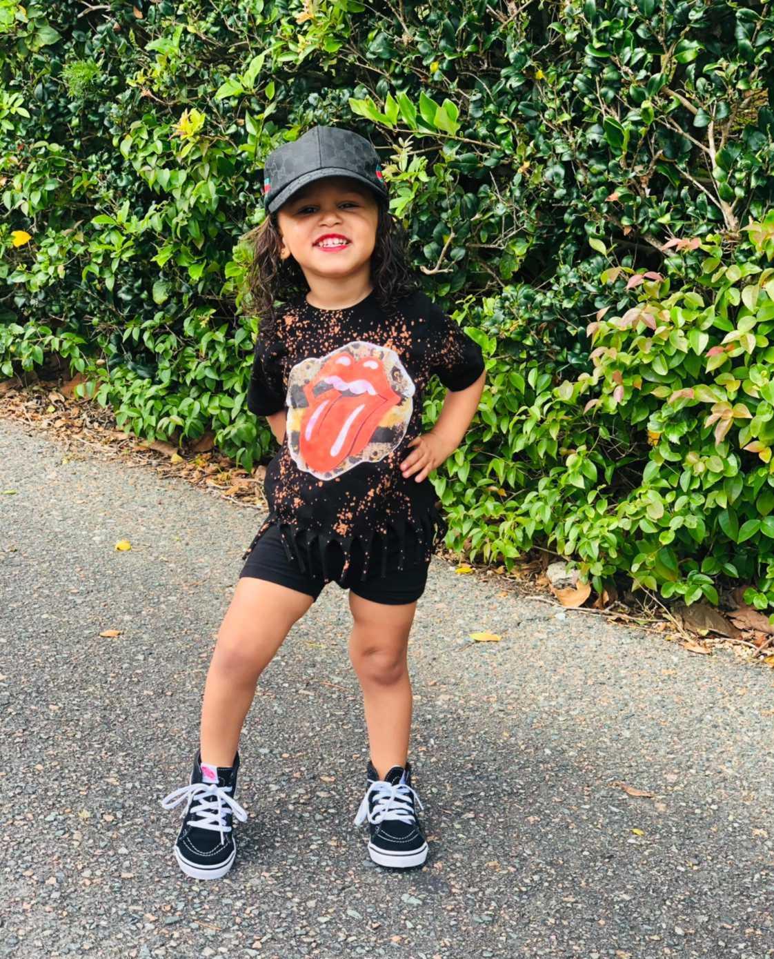 Rolling Stones Tongue Girls Shirt Ladies Shirt