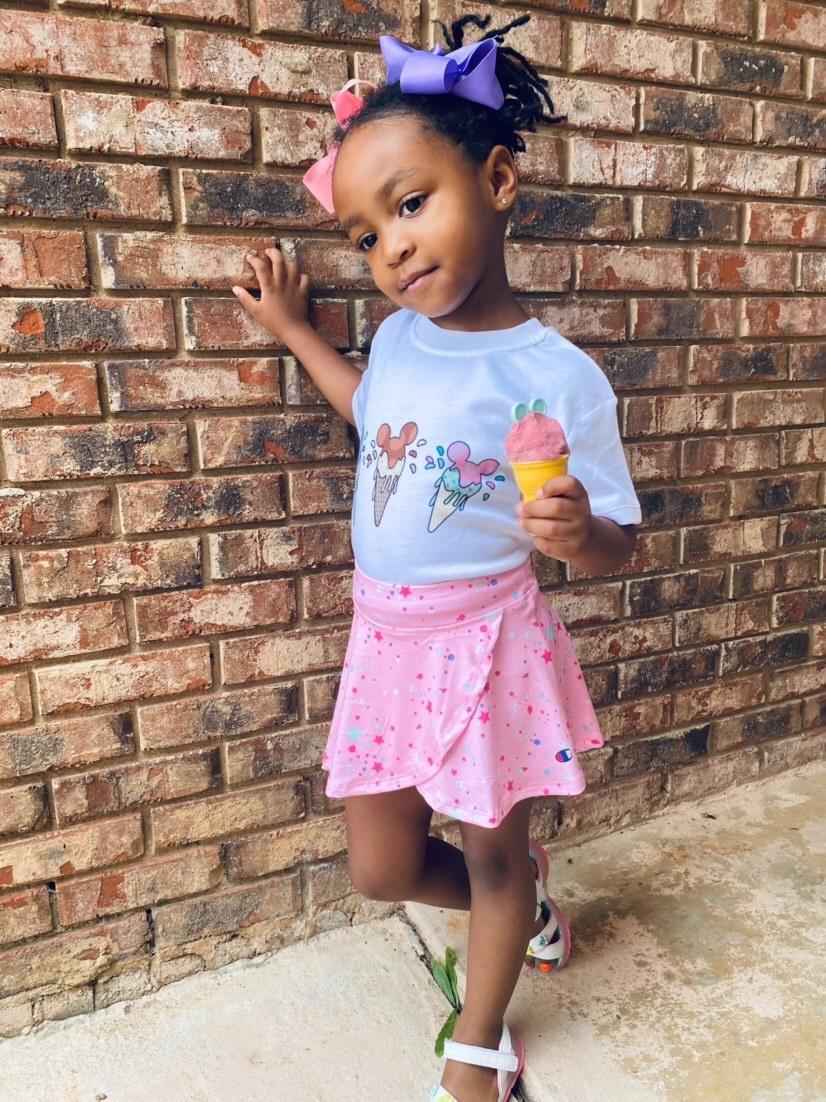 Mickey Mouse Ice Cream Disney Girls Shirt Boys Shirt