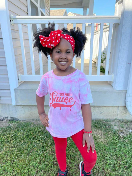 Too Much Sauce Ladies Shirt Girls Shirt