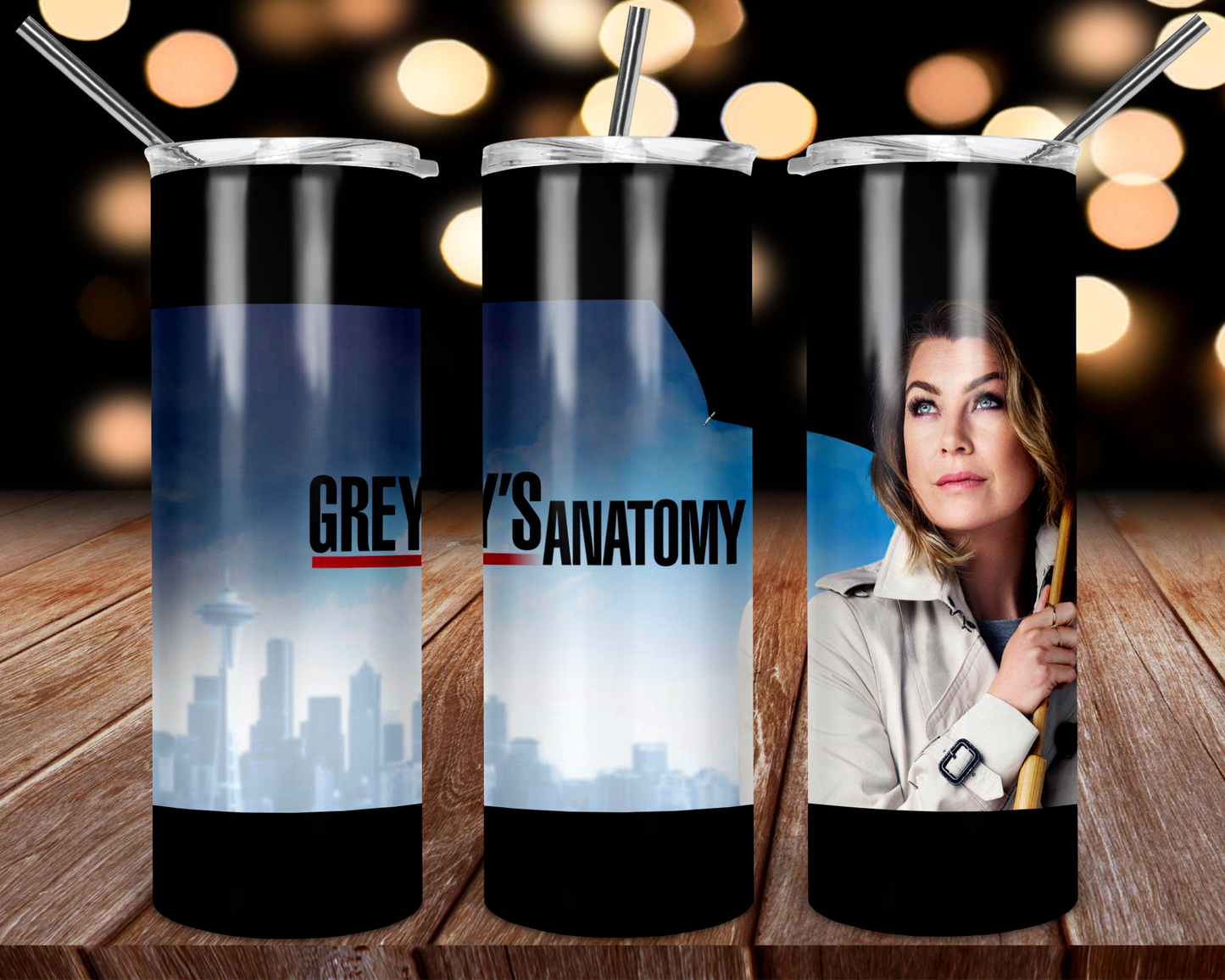 Grey's Anatomy Tumbler Mug Sippy Cup Bottle