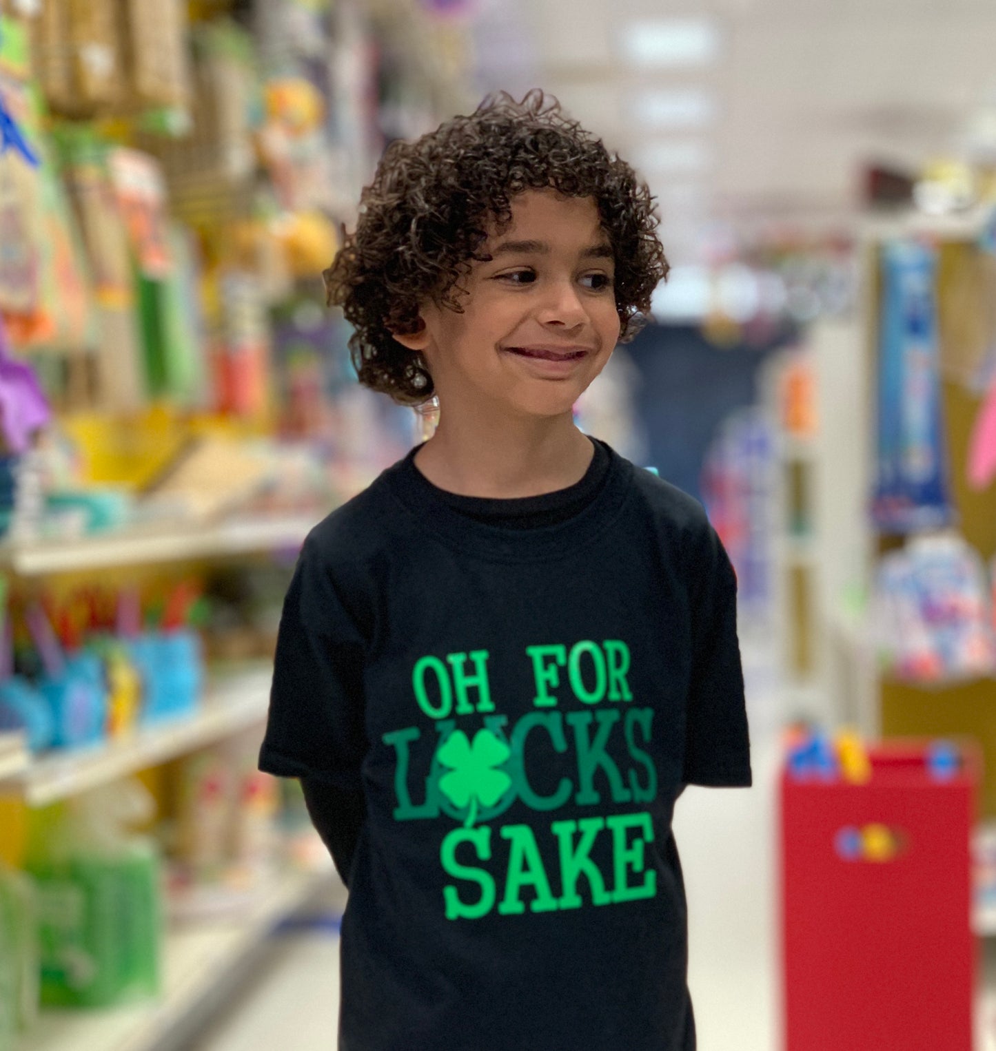 Oh For Lucks Sake Boys Shirt Girls Shirt St. Patrick's