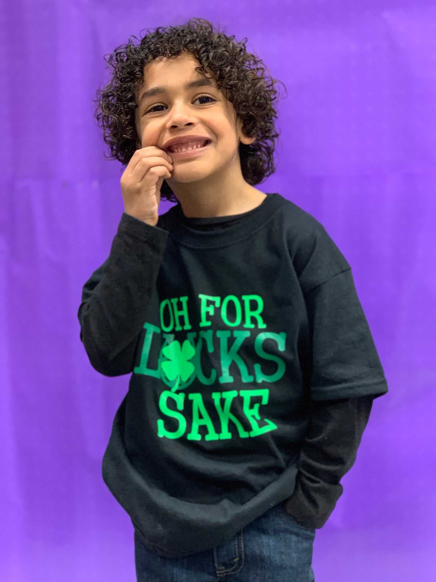Oh For Lucks Sake Boys Shirt Girls Shirt St. Patrick's