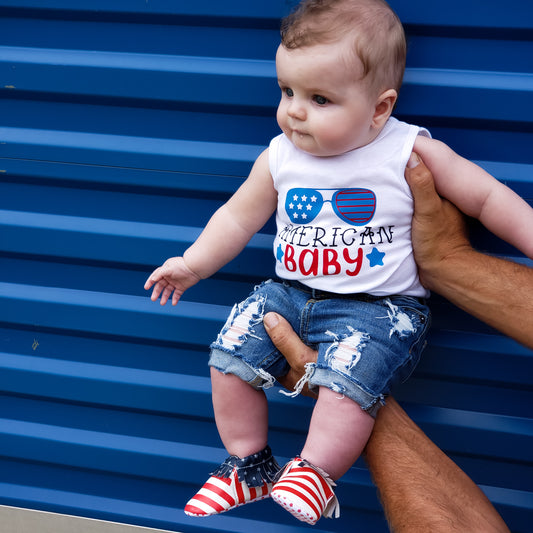 American Baby 4th Of July Boys Shirt