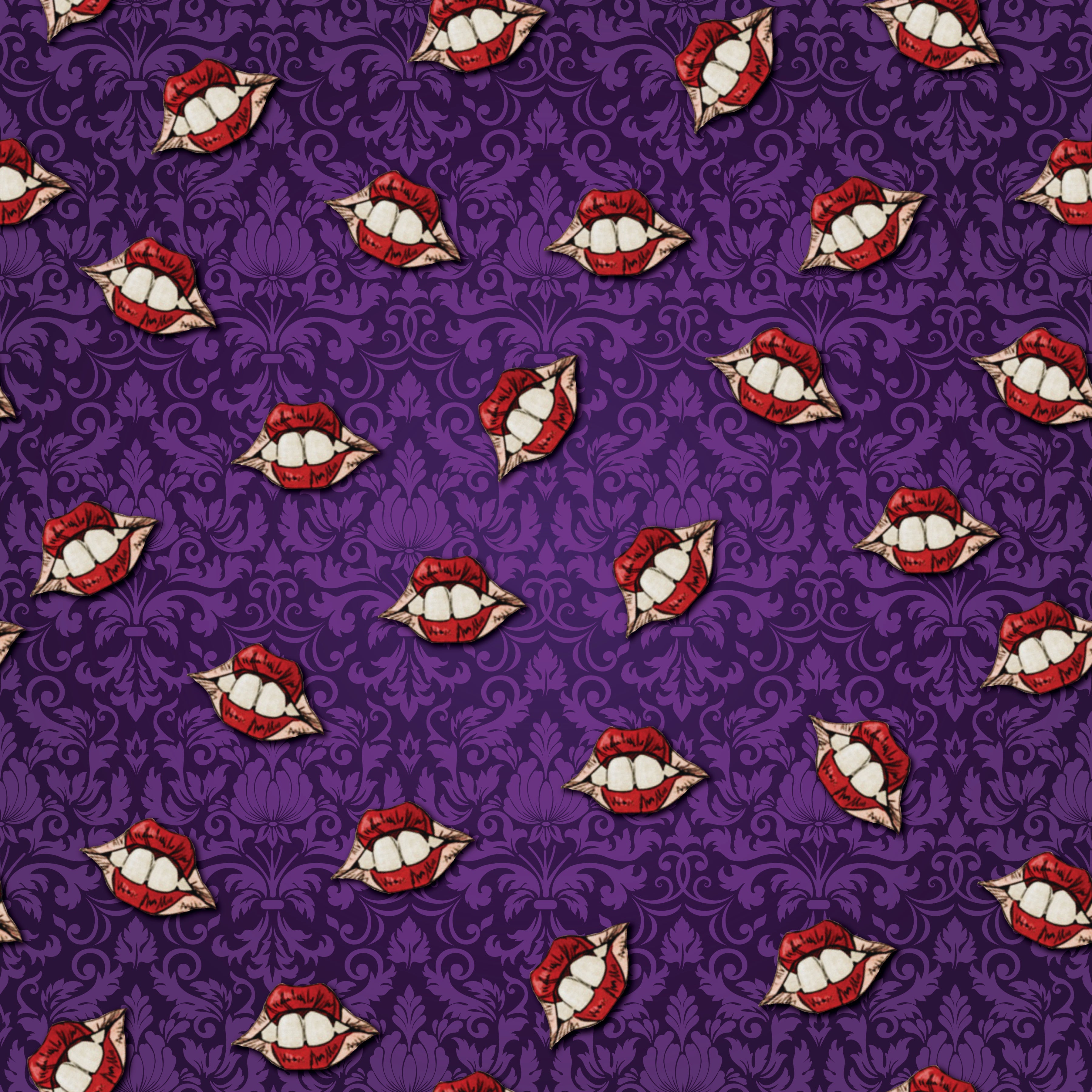 Lips Hocus Pocus Halloween Handmade